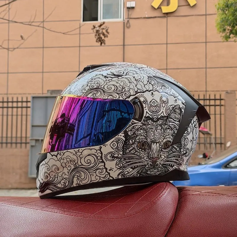 Helmet And Safety For Motorcycle Scooter Casco Moto