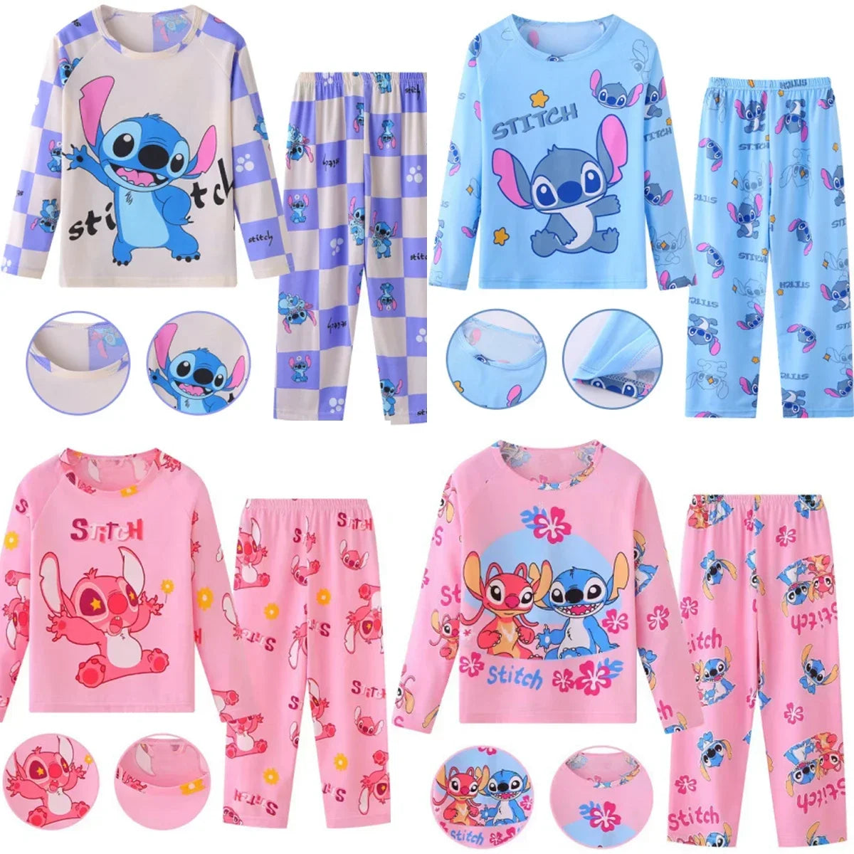 Disney Stitch Pajamas Set for Kids - 2pcs