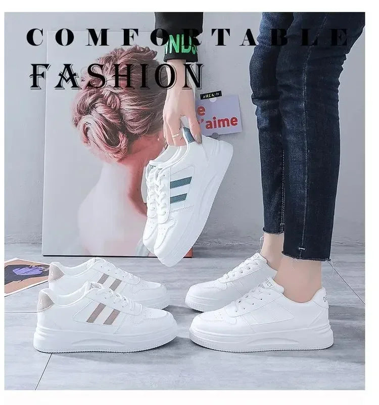 Casual Shoes Women Sports Shoes Wear-resistant and Breathable Female White Shoes Women Tennis Sneakers Lady Simple 2025 New