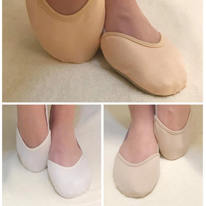 Children Slippers Soft Half Socks Ballroom Art Gym Socks Dance Shoes