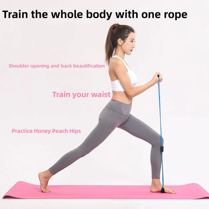 man and women Resistance Bands with Foam Sport At Home Yoga Fitness Accessories