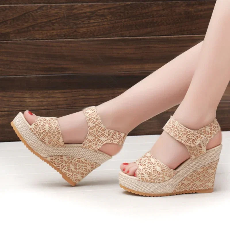 Golden Glow: Women's Summer High Heels 2025