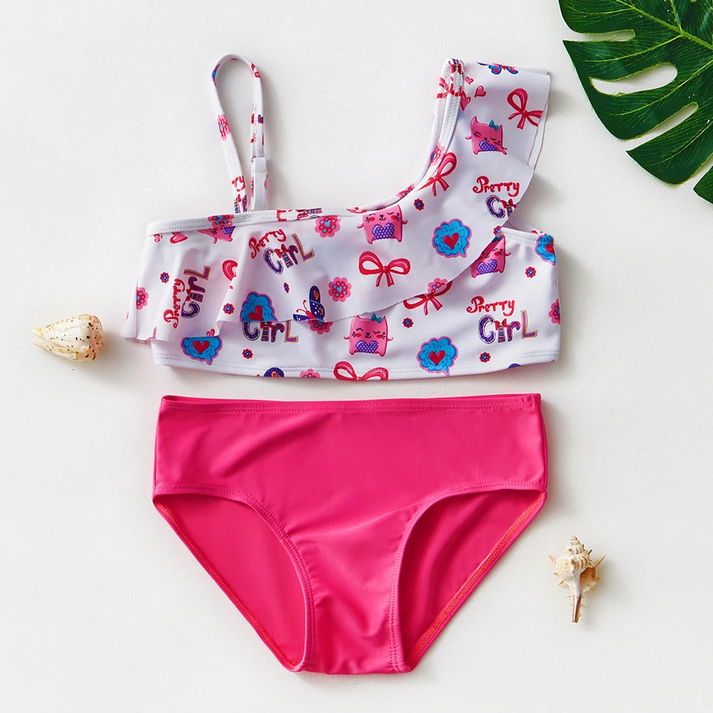 Ocean Twirl: 2-Piece Children’s Swimsuit