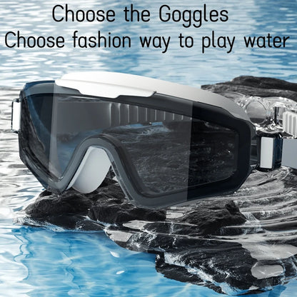 New Stylish Swimming Goggles Big Frame UV Protection Waterproof