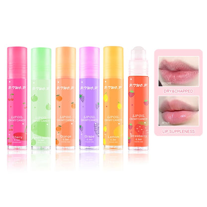 Lip Balm Makeup Strawberry Primer Moisturizing Transparent Lip Oil Long Lasting Hydrating Repair Lip Gloss