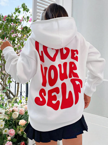 Trendy Bliss: Love Yourself Hoodie