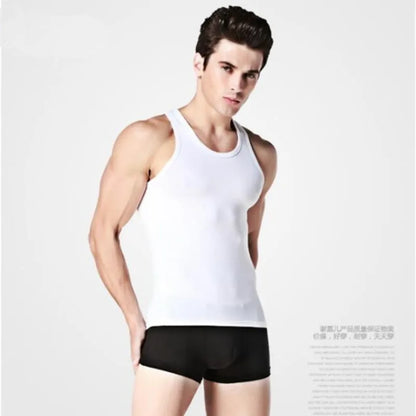 Hot Sale 3pcs / 100% Cotton Mens Vest  Sleeveless