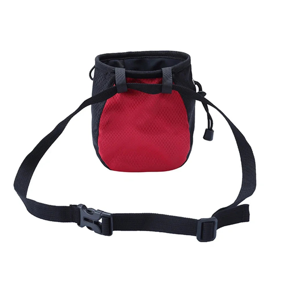 Magnesium Powder Bag Waterproof Polyester Chalk Bag Adjustable Storage Climbing