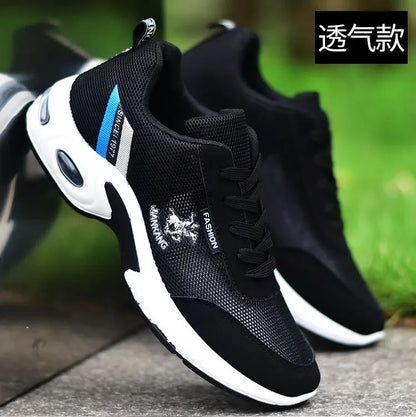 PU Leather Men Sneakers Breathable Men Casual Shoes