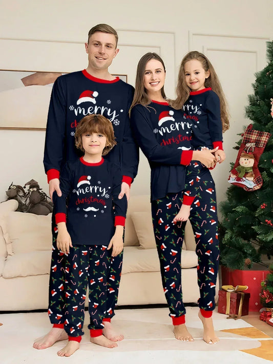 Merry Pajamas Set 2025 - Full Sleeve Top & Long Pants