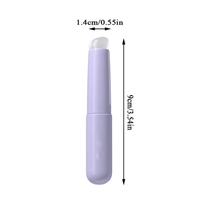 Silk Touch 2025: Round Head Lip Brush with Cover