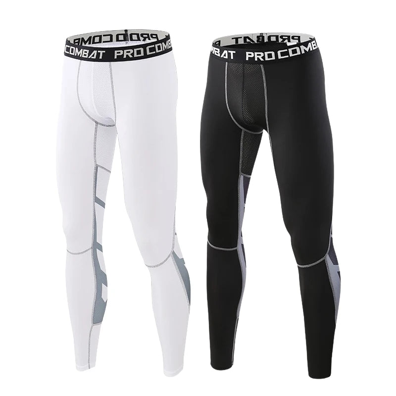 Men's Compression Pants Cycling Running Basketball Fitness & Gym