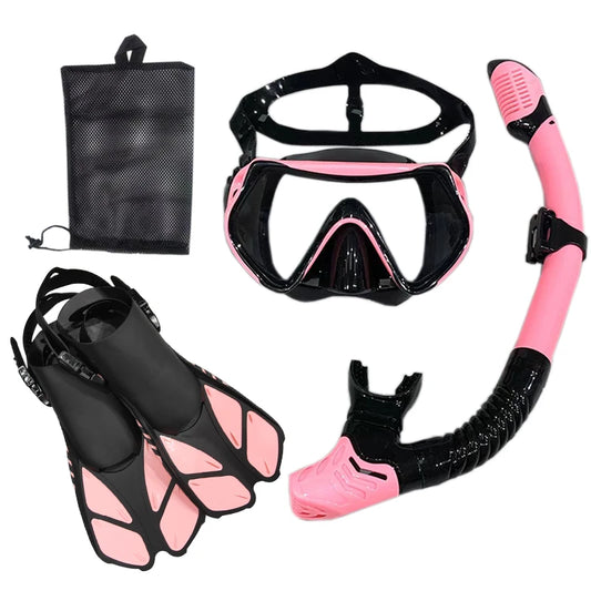 Snorkel Diving Mask  and  Goggles Diving Swimming Tube Set