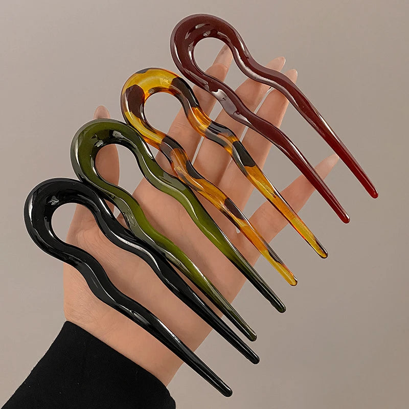 U-Shaped Hair Fork Fashion Women Girls