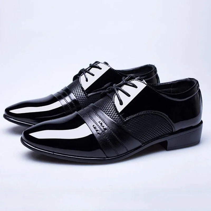 New Fashion classic British Men's Leather Shoes Formal  business & Wedding Shoes