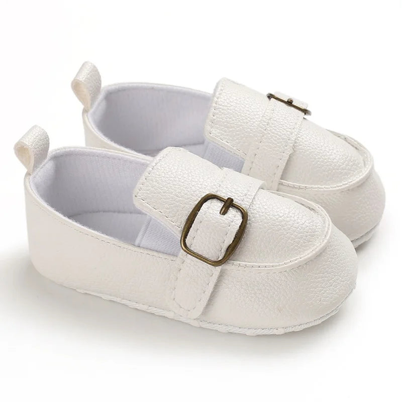 boy and girl Spring Shoe Newborn Walking Shoe White Soft-soled Sneaker 0-18 months (Non-Slipper)