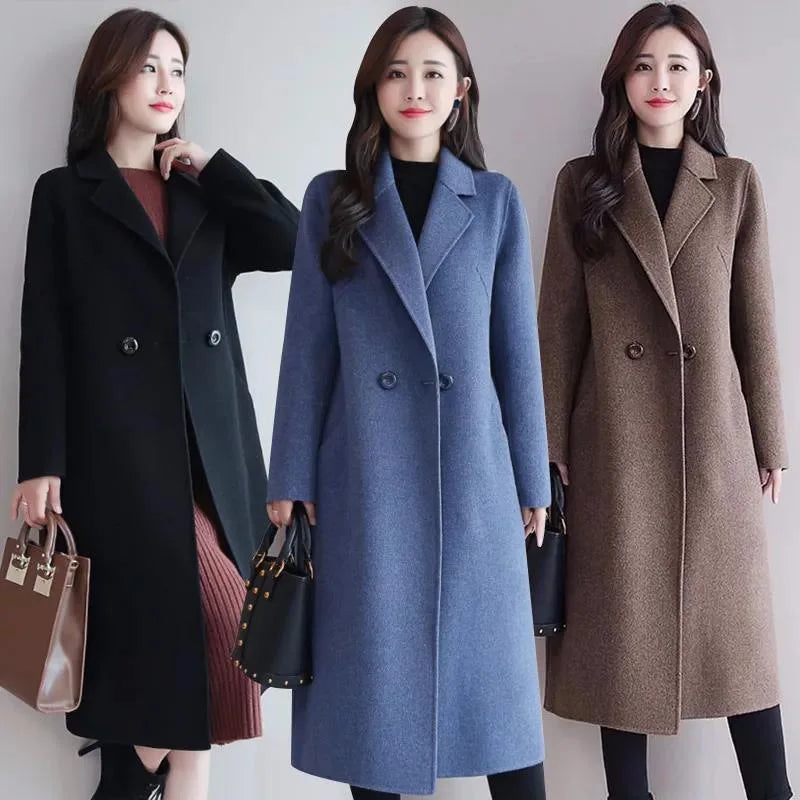 Stylish Medium Wool Coat for Luxe Comfort