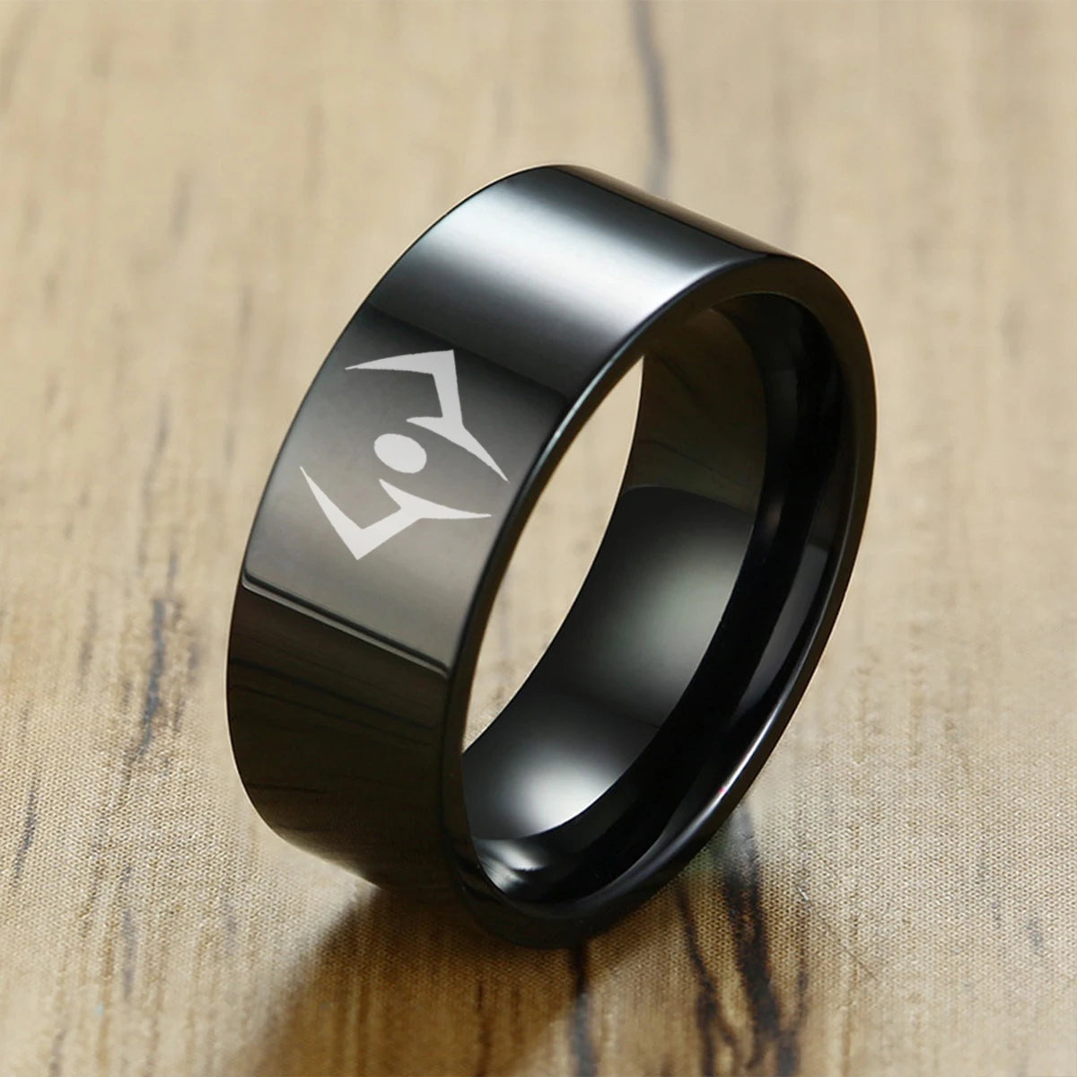 Black Dead Eye Unisex Ring Prop Jewelry Gift Stainless steel Accessories