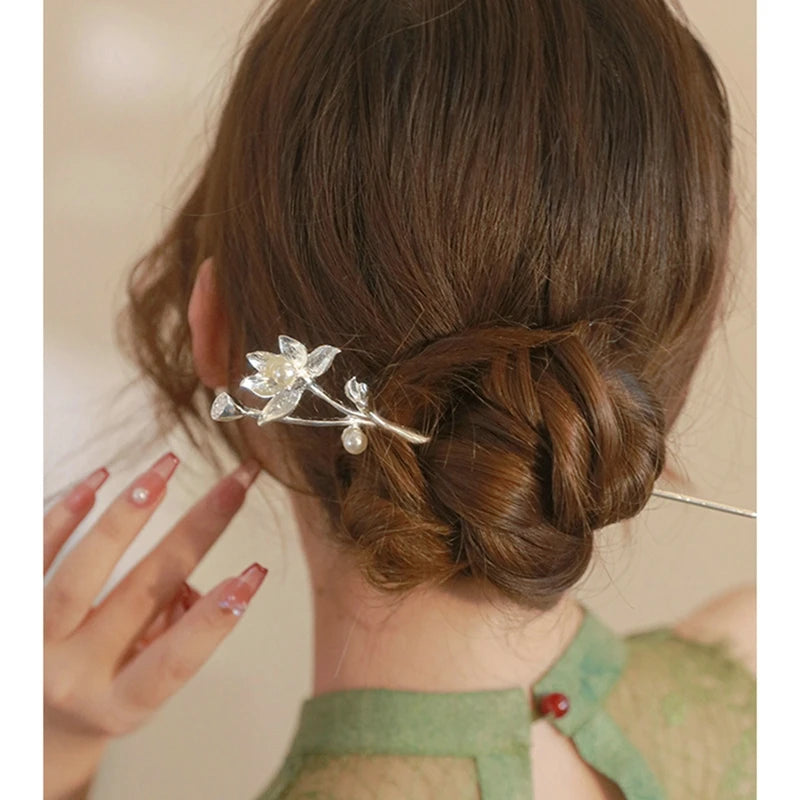 Chinese Style Tassel Hair Clip For Women Hair Stick