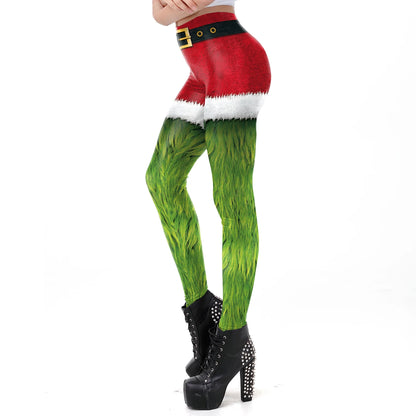 Jingle Flex: Stretchy Christmas Leggings