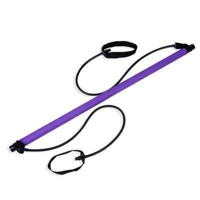 New Fitness Yoga Pilates Bar Stick Cross fit Resistance Bands Trainer Yoga Pull Rods Pull Rope Portable home Gym