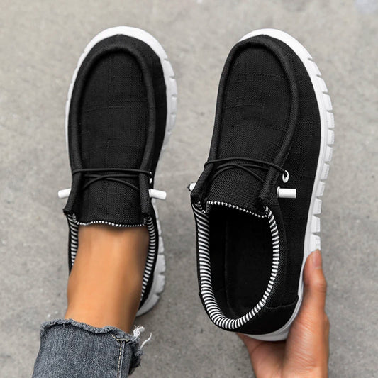 Summer Canvas Shoes for Man‘s Women Classic Loafers Breathable and Comfortable Slip-On Walking Sneakers Unisex Boat shoes