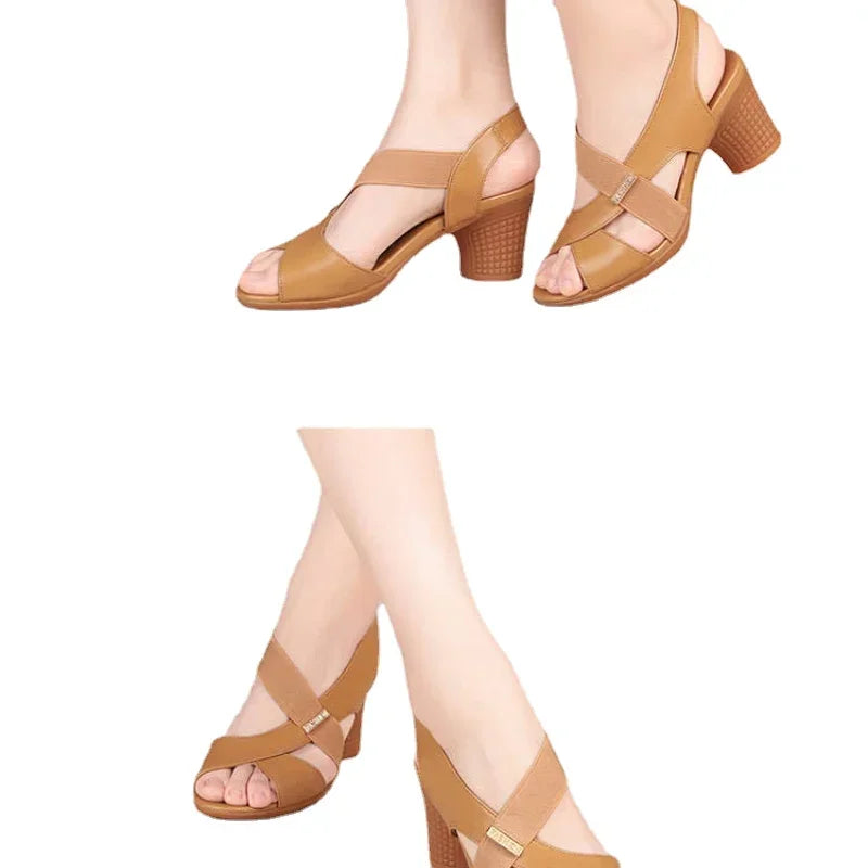 Elegant Grip: Women's High-Heeled Sandals 2025