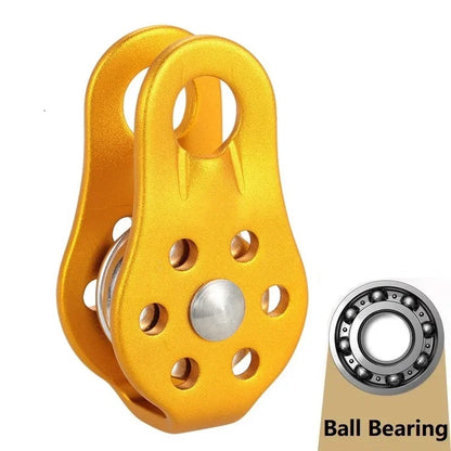 Outdoor Rock Climbing Pulley Fixed Side plate Single Sheave Pulley