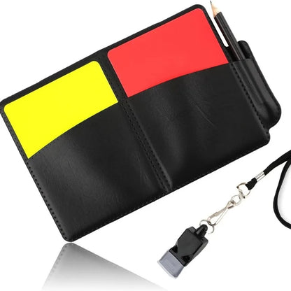 Referee Card Set, Scorebook, Whistle, Pencil, Football Referee card set