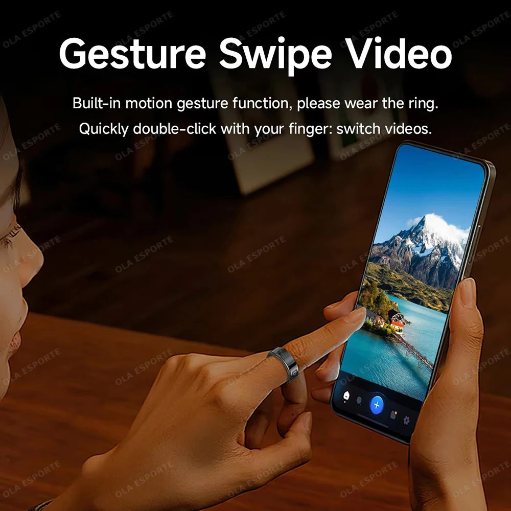 last update from Xiaomi 2025 New Smart Ring Support Screen Display Health Monitor Gesture Control Multi-Sport Modes 5ATM Waterproof Smarting