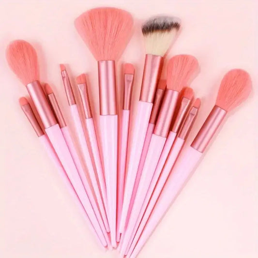 Deluxe Soft Makeup Brushes - 13pcs Set