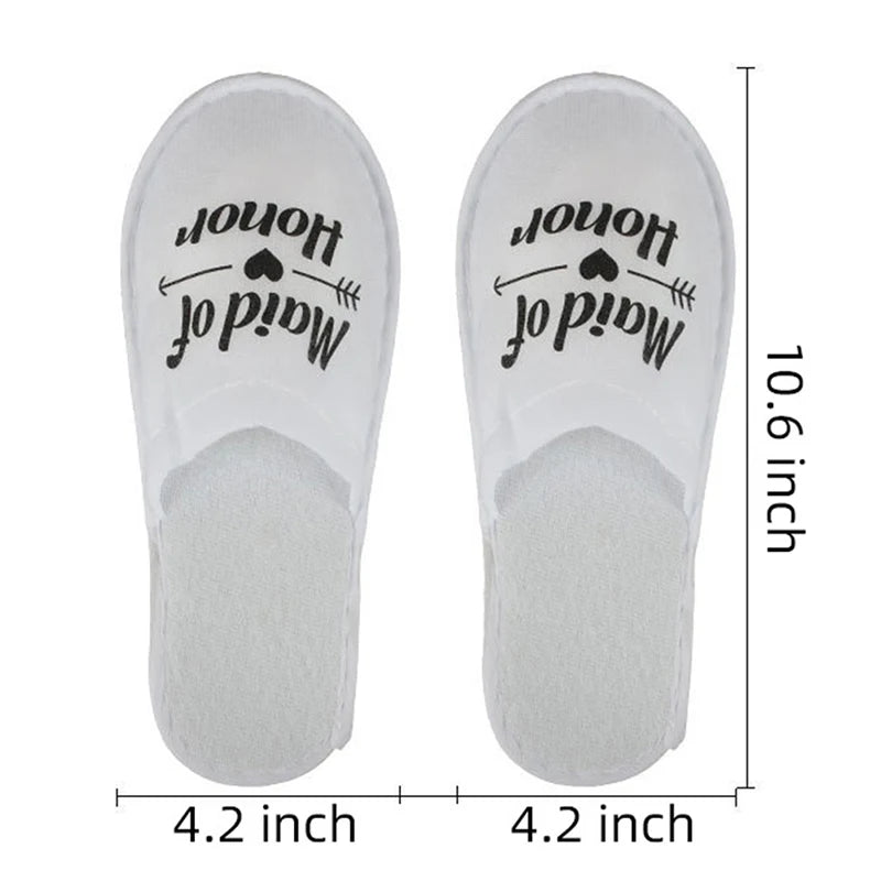 man & women Bride Wedding Slippers