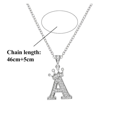 Luxury Stainless Steel Girl Alphabet Fashion Jewelry