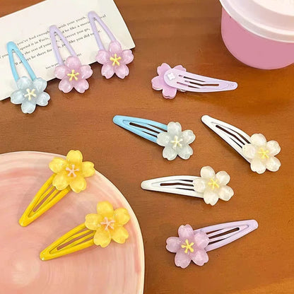 Sweet Jelly Cherry Blossom Hair Clip