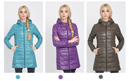 Women's Lightweight Down Jacket - 12 Colors