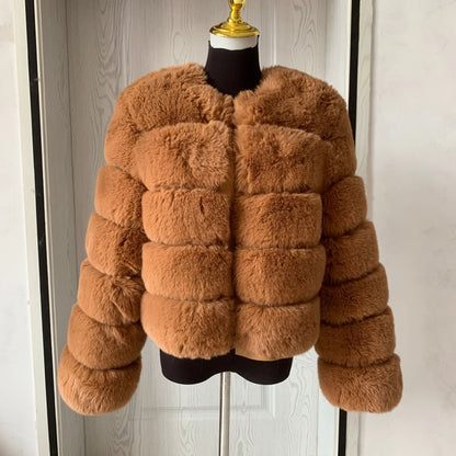 Winter Glam: High Quality Fur Jacket