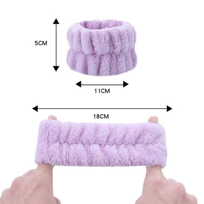 Clean Comfort: Soft Microfiber Wash Bands