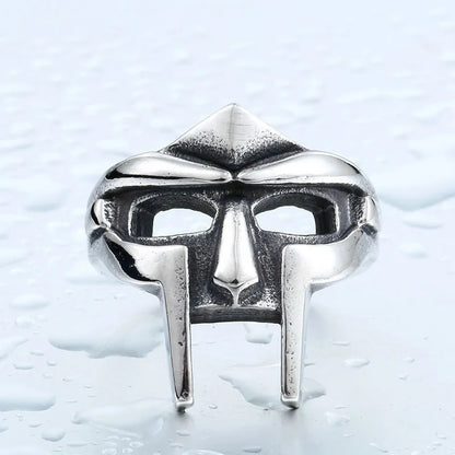 Retro Pharaoh Mask Adjustable Men's Joint Ring Gladiator Punk Egyptian Pharaoh Men's Open Ring