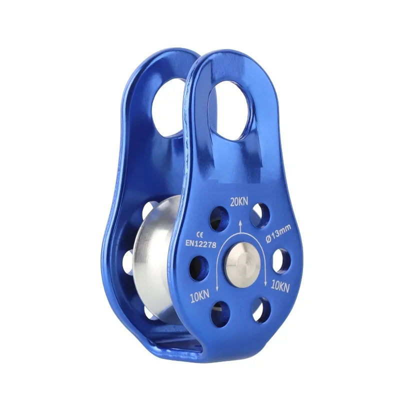 Outdoor Rock Climbing Pulley Fixed Side plate Single Sheave Pulley