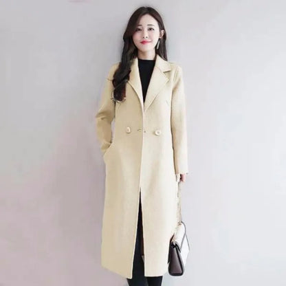 Stylish Medium Wool Coat for Luxe Comfort