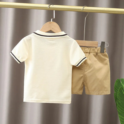 Baby Boy Clothes Set T-shirt + Shorts Summer Clothing 2-6 years