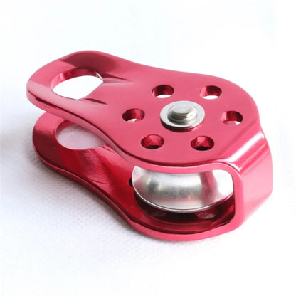 Outdoor Rock Climbing Pulley Fixed Side plate Single Sheave Pulley