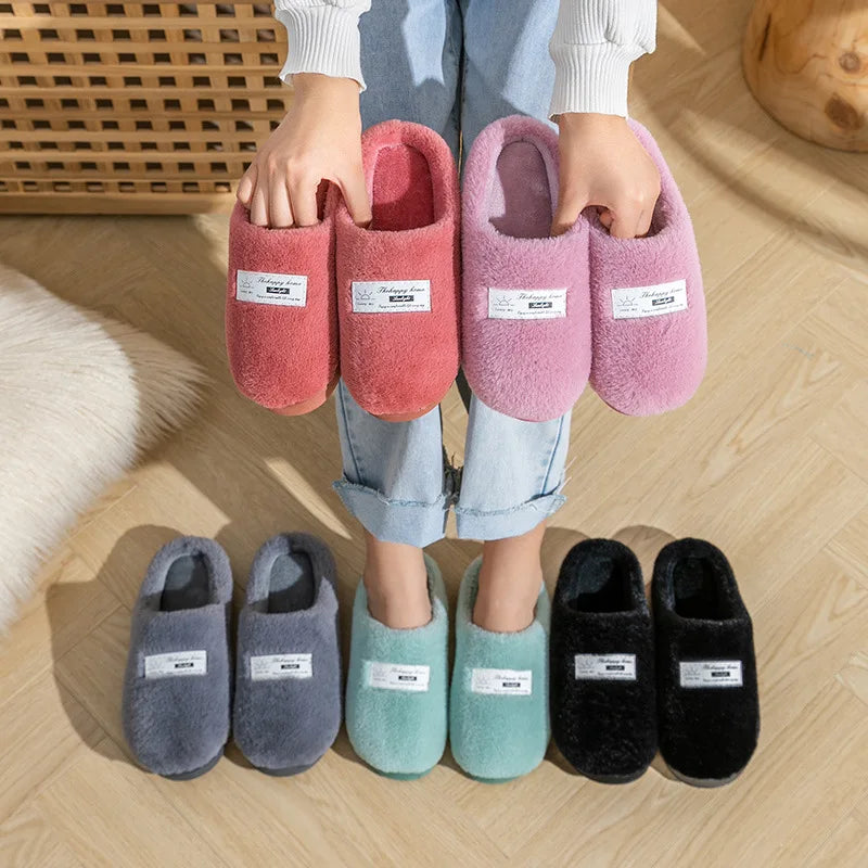 Cotton slippers for men and  women's home use in winter