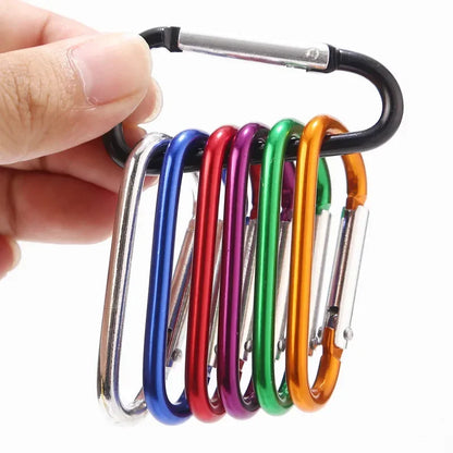 Aluminum D-Shape Carabiner Clips - 10/20pcs