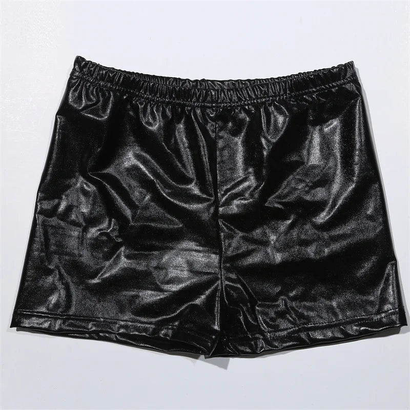 Sparkle Stride: Femme Workout Shorts