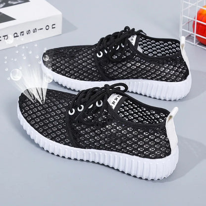 Women's Casual Shoes Flat Sneakers Breathable Shoes Lightweight