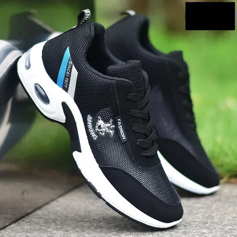 PU Leather Men Sneakers Breathable Men Casual Shoes