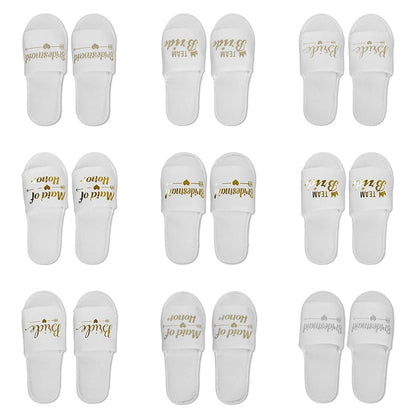 man & women Bride Wedding Slippers