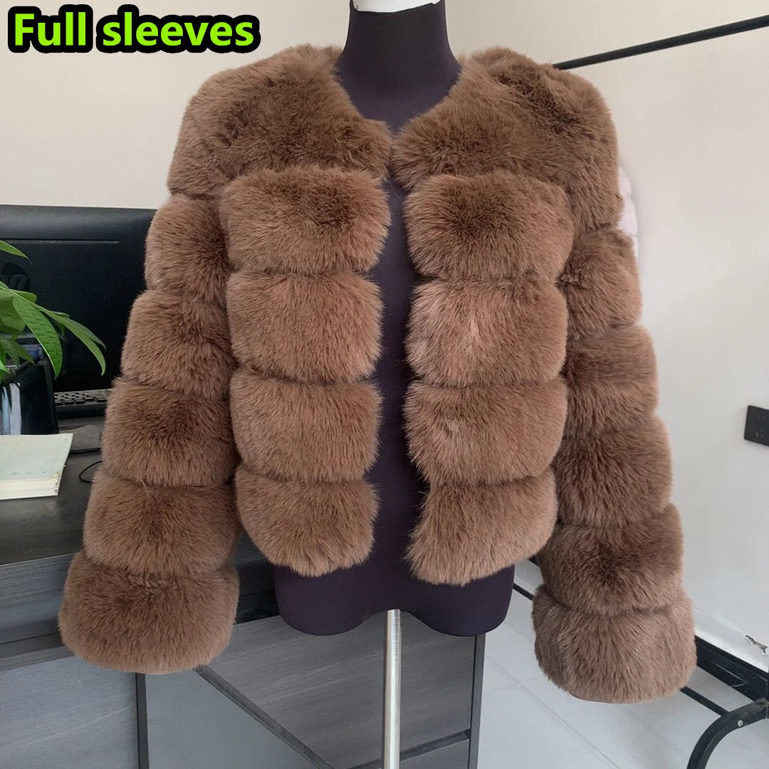 Winter Glam: High Quality Fur Jacket