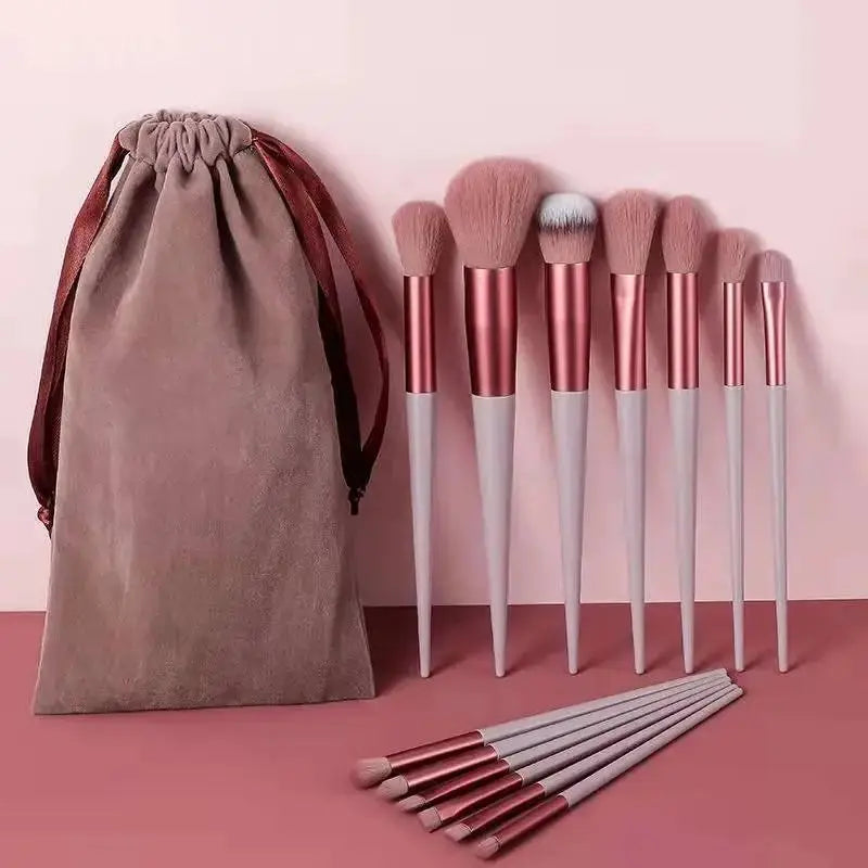 Deluxe Soft Makeup Brushes - 13pcs Set